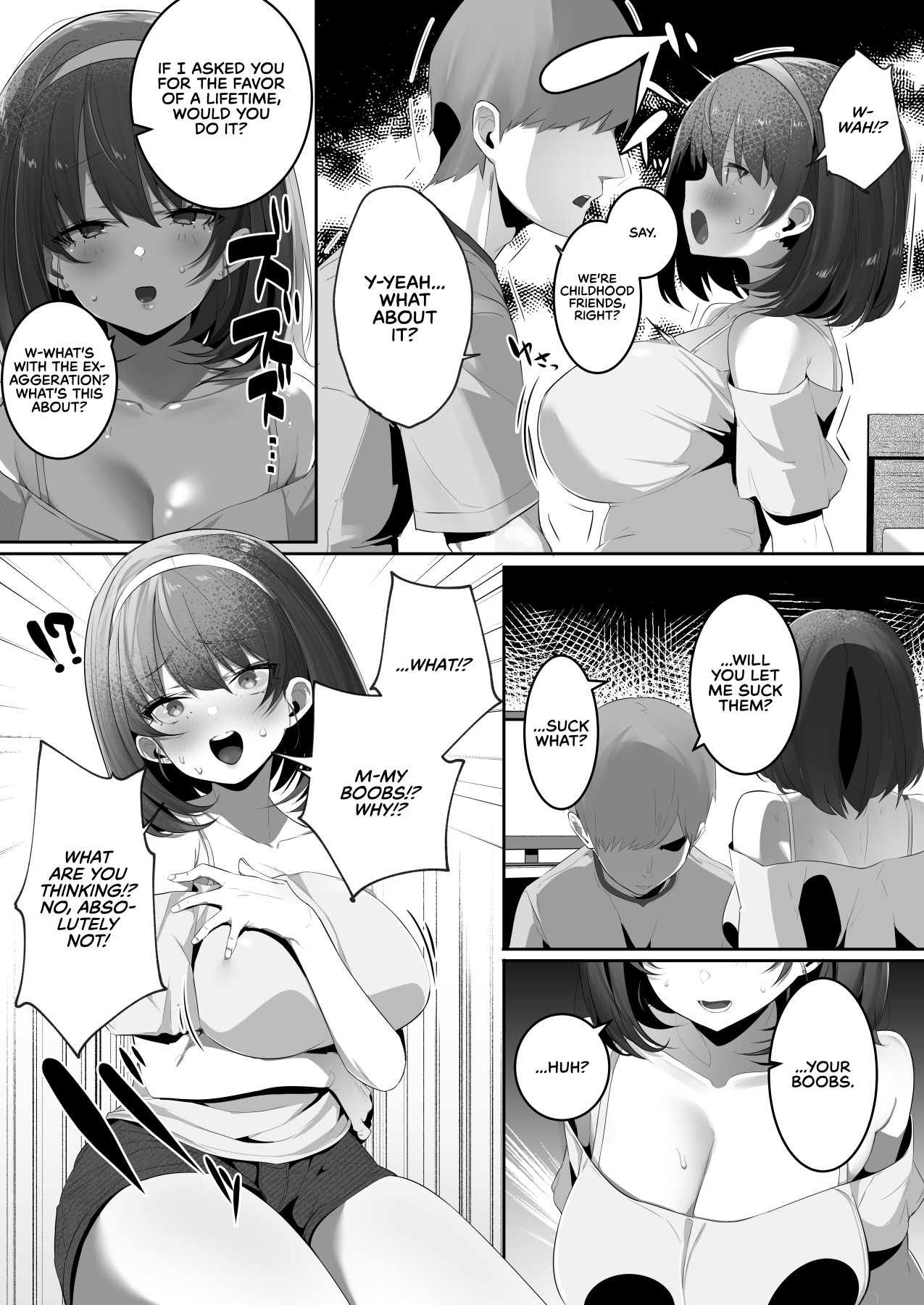 Hentai Manga Comic-A Book About stealing My Busty Childhood Friend Away From Her Boyfriend & Cumming Inside Her-Read-4